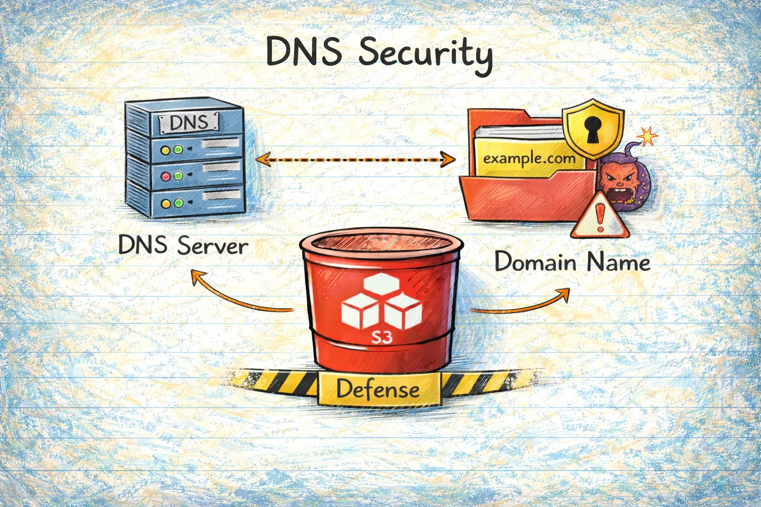 S3 DNS security checks for subdomain takeover and CNAME information disclosure