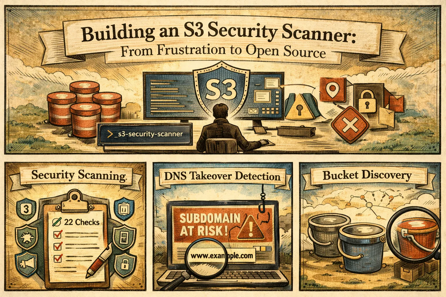 S3 Security Scanner open source tool for automated bucket security assessments